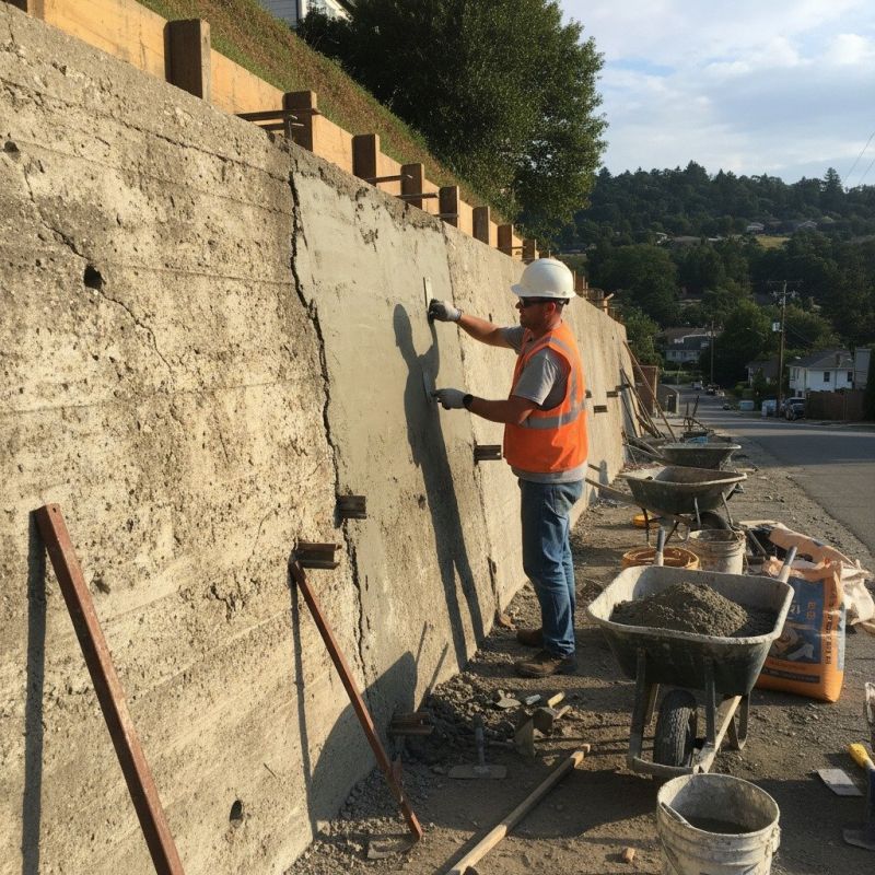 Concrete Walls Pouring