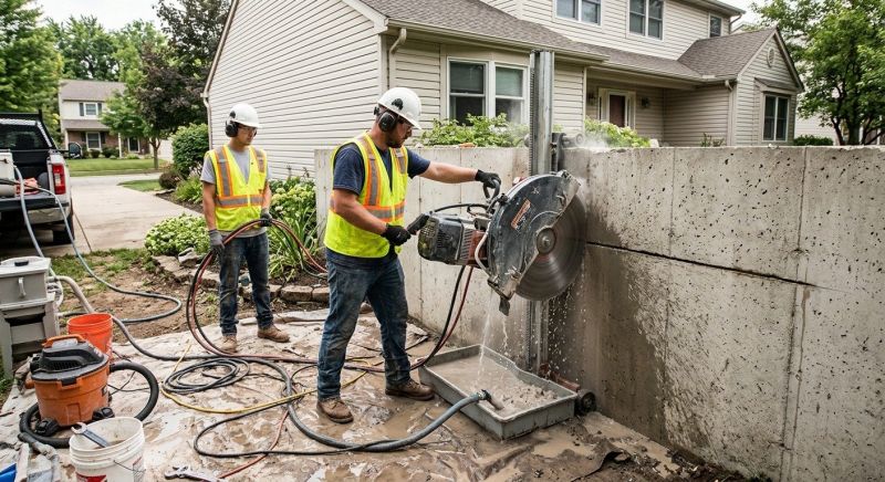 Concrete Wall Installation